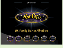 Tablet Screenshot of fatcatsbar.com